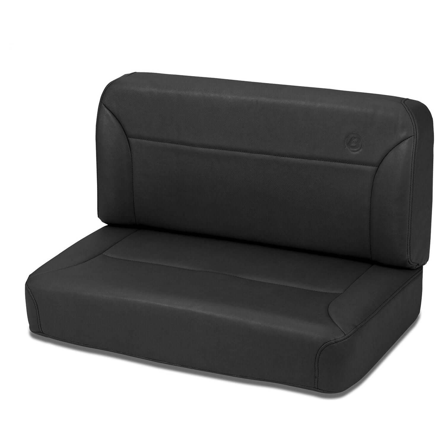 BESTOP | Jeep Seats Trailmax II Fixed-Back Rear Bench Seat For Jeep 1955-1983 CJ5 Black Denim Bestop | 39437-15