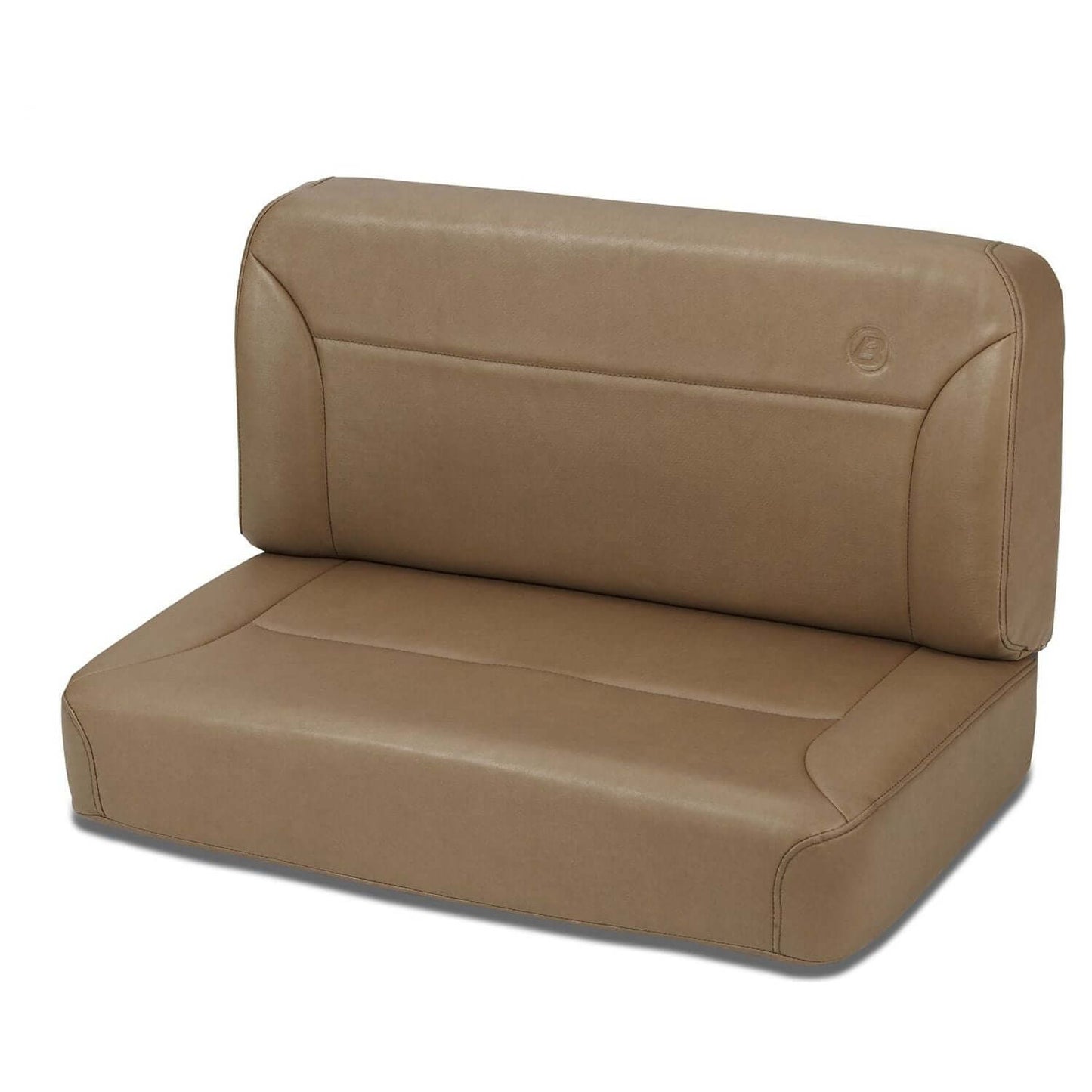 BESTOP | Jeep Seats Trailmax II Fixed-Back Rear Bench Seat For Jeep 1955-1983 CJ5 Spice Bestop | 39437-37 in tan color.
