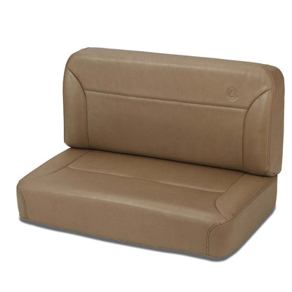 BESTOP | Jeep Seats Trailmax II Fixed-Back Rear Bench Seat For Jeep 1955-1983 CJ5 Spice Bestop | 39437-37 in tan color.