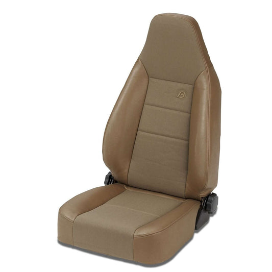 BESTOP | Jeep Bucket Seats Trailmax II Sport Front High Back Bucket Seat For Jeep 1976-1986 CJ7 Center Fabric Insert Spice Bestop | 39438-37