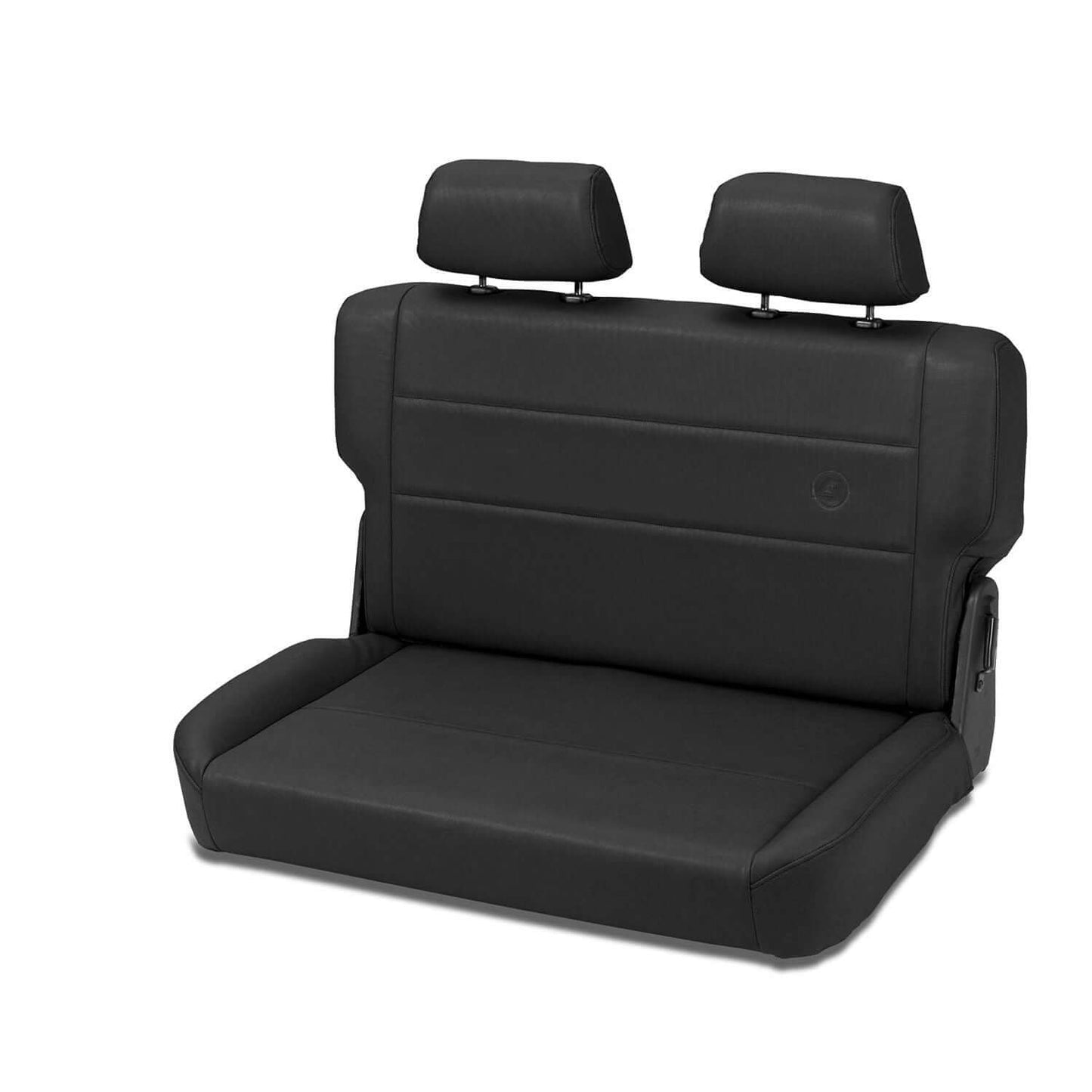 BESTOP | Jeep Rear Bench Seat Trailmax II Fold-N-Tumble Seat For Jeep 1955-1983 CJ5 All Vinyl Black Denim Bestop | 39440-15