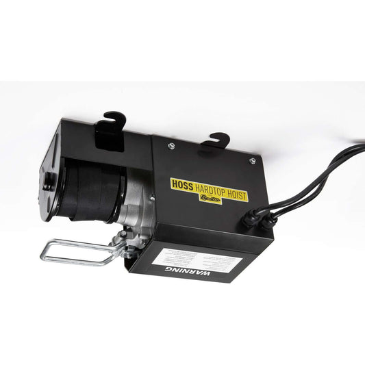 BESTOP | HOSS Hardtop Hoist Jeep 2018-26 Wrangler JL Black Bestop | 42820-01 overhead view of hoist system.