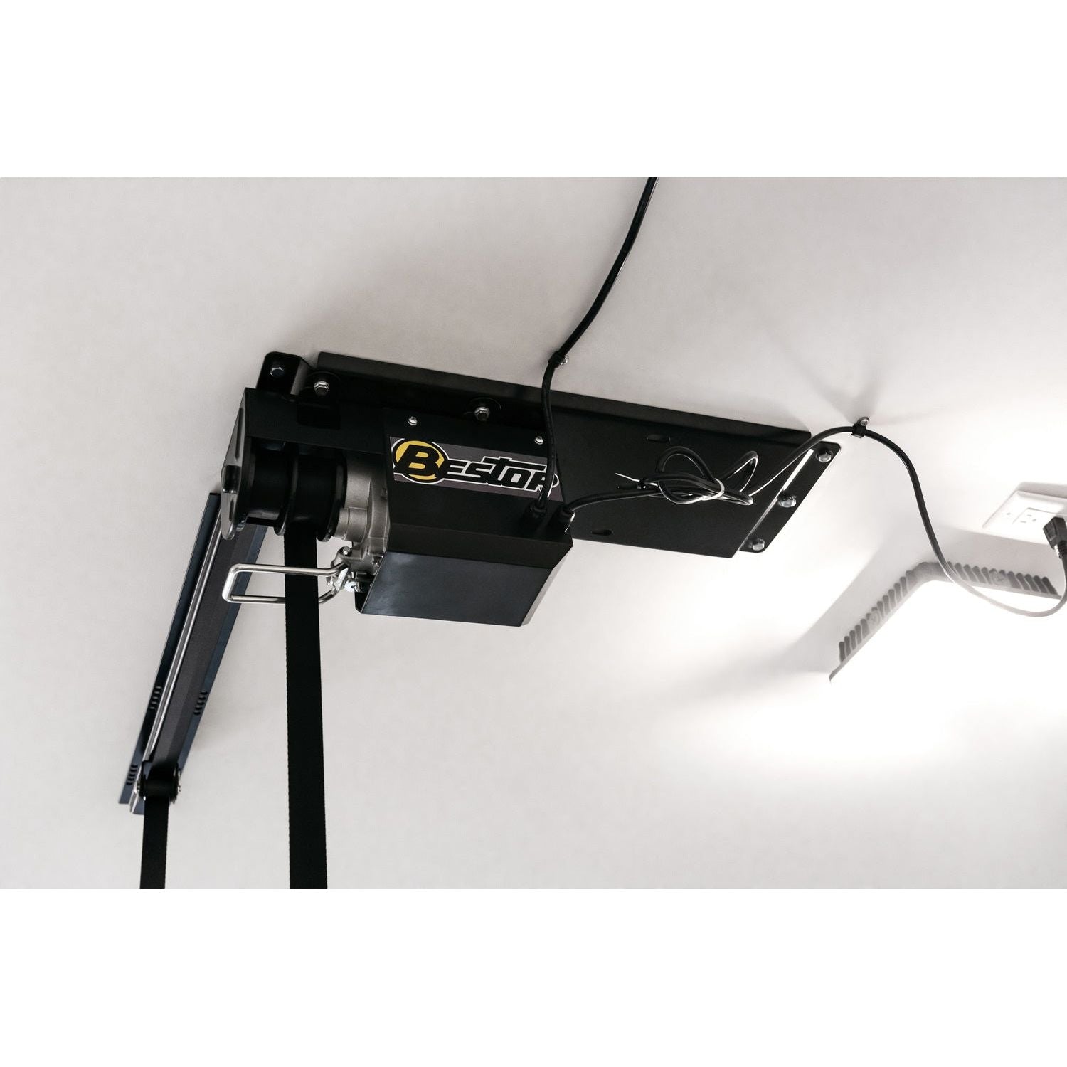BESTOP | HOSS Hardtop Hoist Jeep 2018-26 Wrangler JL Black Bestop | 42820-01 ceiling hoist for easy hardtop storage.