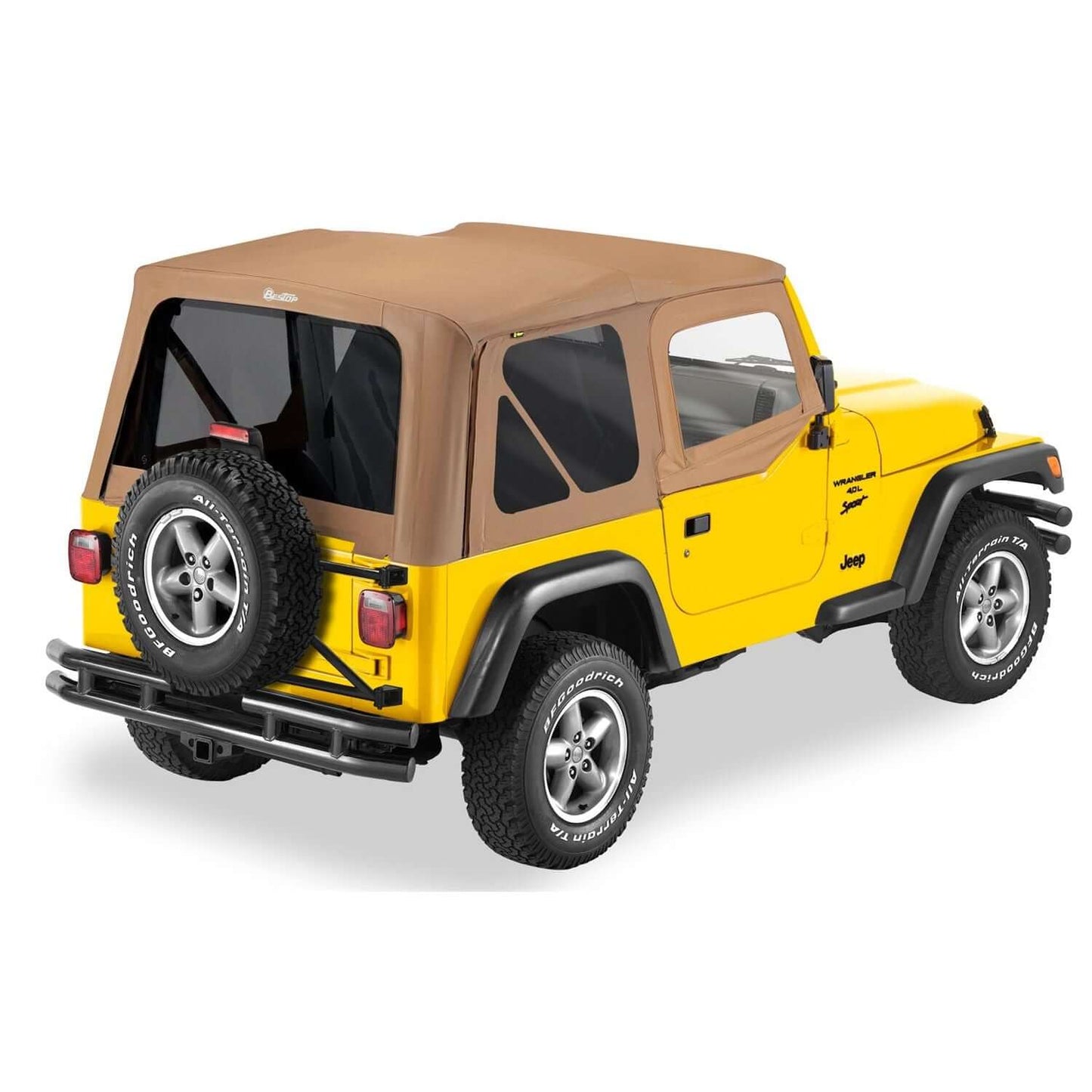 BESTOP | Replace-A-Top for OEM Hardware For Jeep 1997-2002 Wrangler TJ Tinted Spice Door Skins Included Bestop | 51124-37