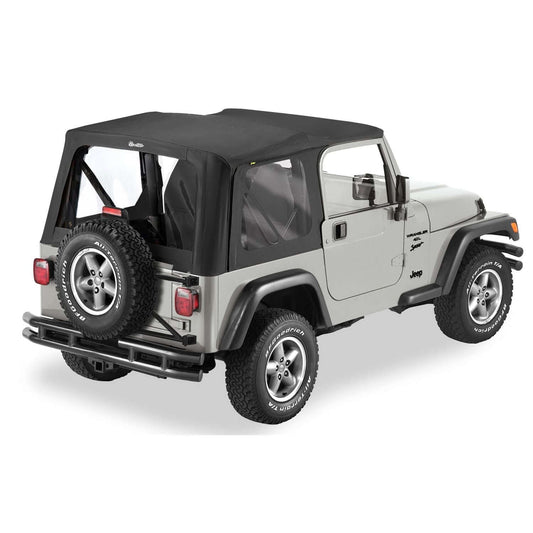 BESTOP | Replace-A-Top for OEM Hardware For Jeep 2003-2006 Wrangler TJ Clear Black Diamond No Door Skins Included Bestop | 51178-35