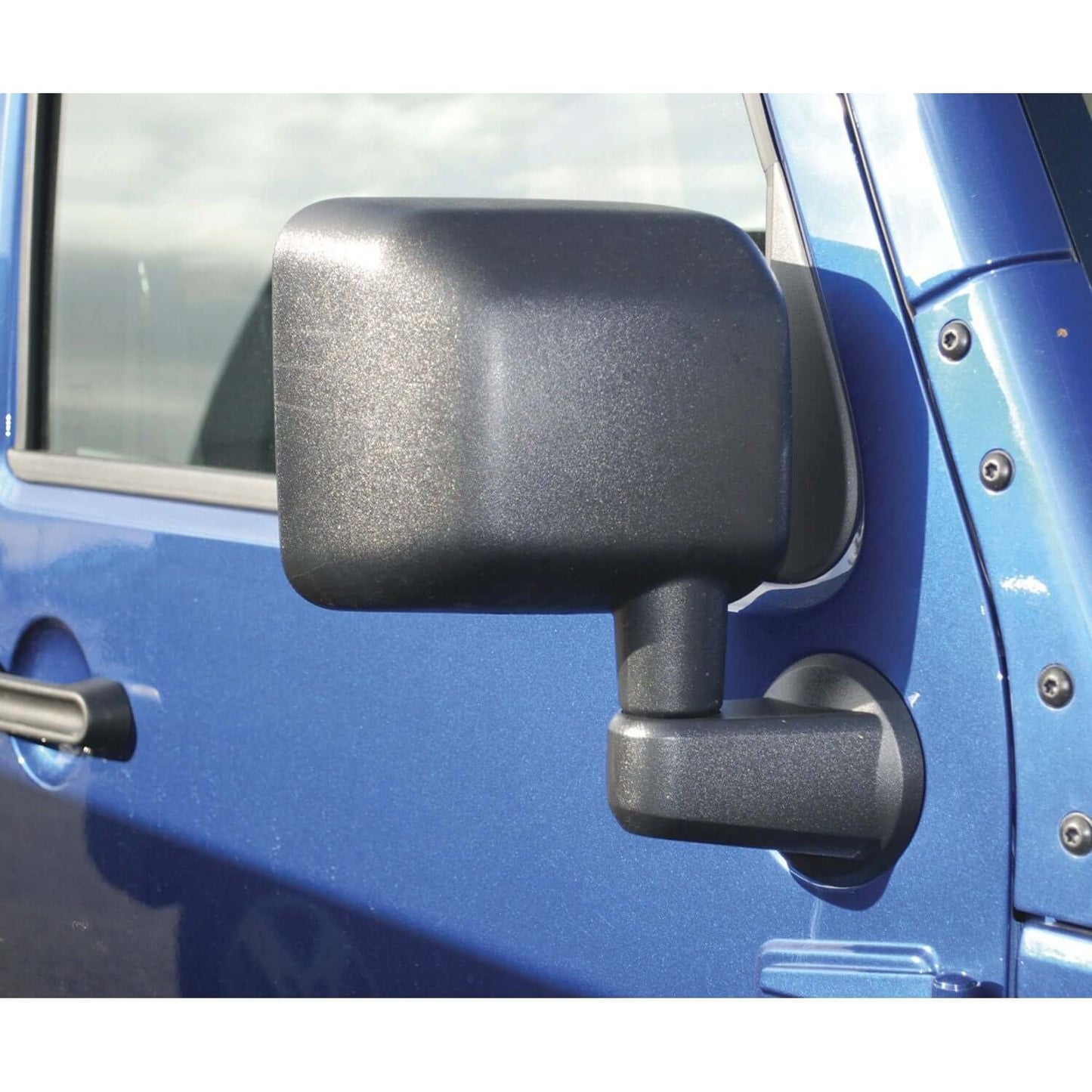 BESTOP | Jeep Mirror Replacement Set For Jeep 2007-2018 Wrangler JK Without Power Mirrors Black ABS Composite Bestop | 51260-01