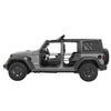 BESTOP | Element Doors - Jeep '20-26 Gladiator / '18-26 Wrangler JL 4-Door (Rear; Matte Black) | 51741-01