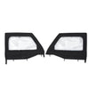 BESTOP | Element Upper Doors Jeep '20-26 Gladiator '18-26 Wrangler JL Front Black Twill Bestop | 51742-17