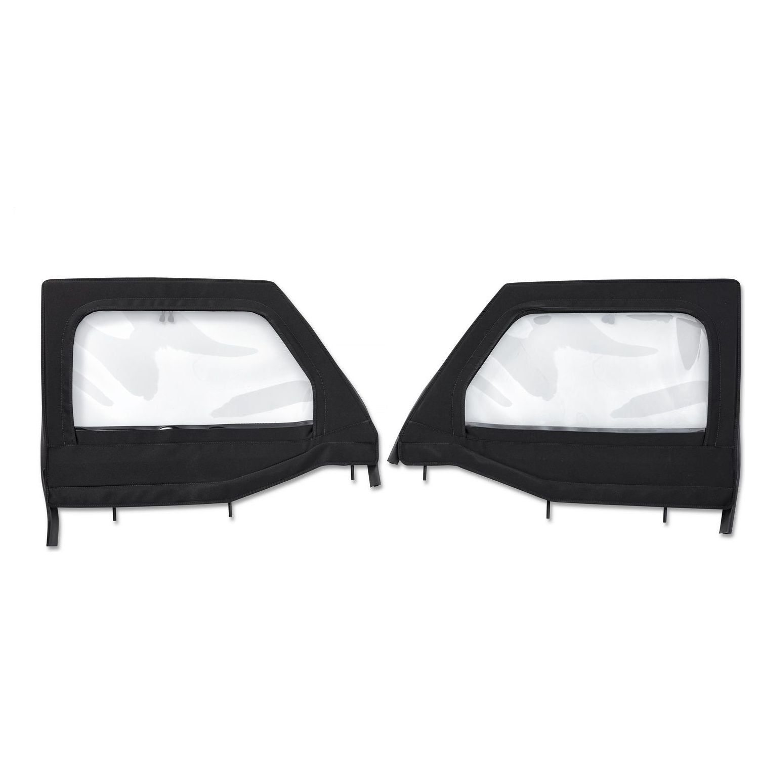 BESTOP | Element Upper Doors Jeep '20-26 Gladiator '18-26 Wrangler JL Front Black Twill Bestop | 51742-17