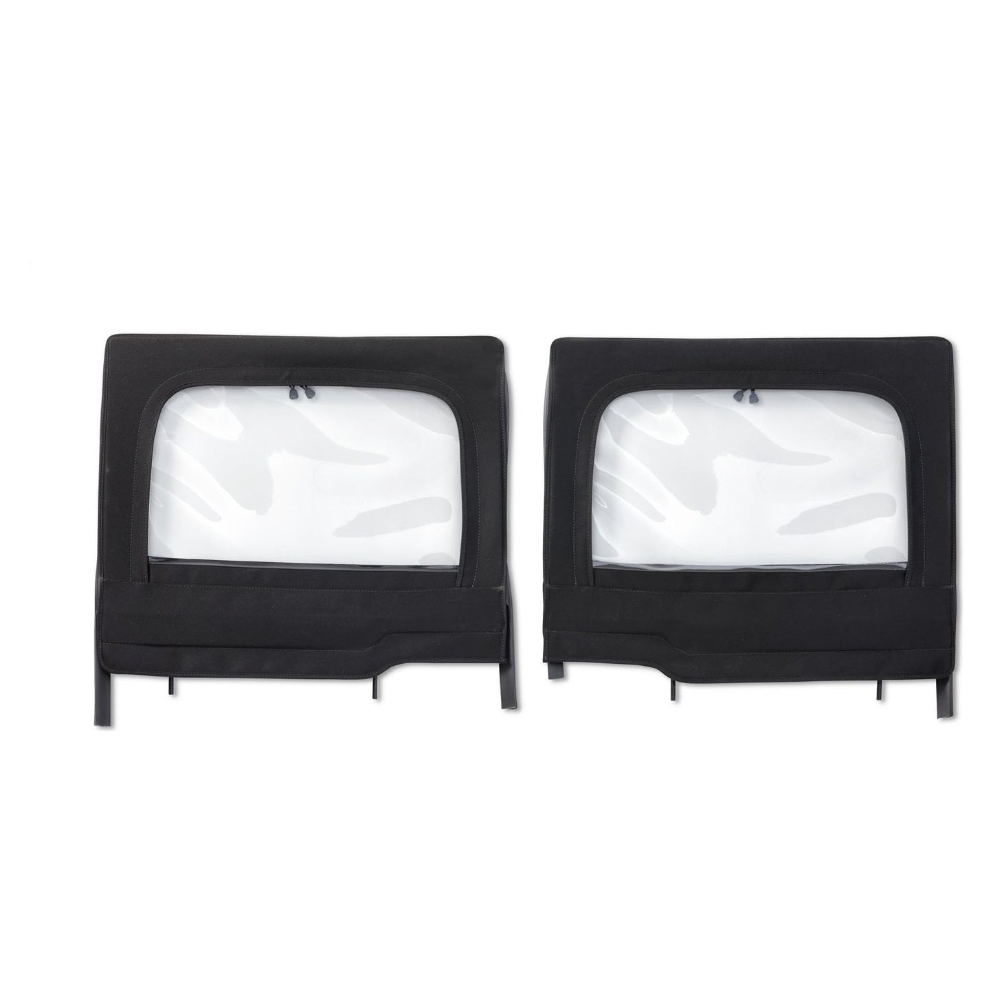 BESTOP | Element Upper Doors Jeep '20-26 Gladiator '18-26 Wrangler JL 4-Door Rear Black Twill Bestop | 51743-17