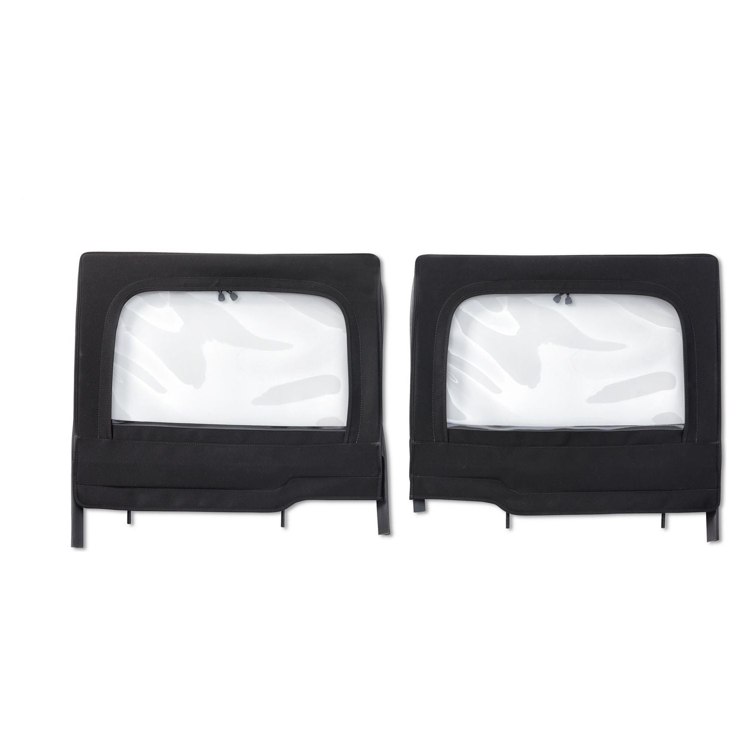 BESTOP | Element Upper Doors Jeep '20-26 Gladiator '18-26 Wrangler JL 4-Door Rear Black Twill Bestop | 51743-17