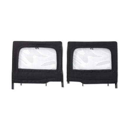 BESTOP | Element Upper Doors Jeep '20-26 Gladiator '18-26 Wrangler JL 4-Door Rear Black Twill Bestop | 51743-17