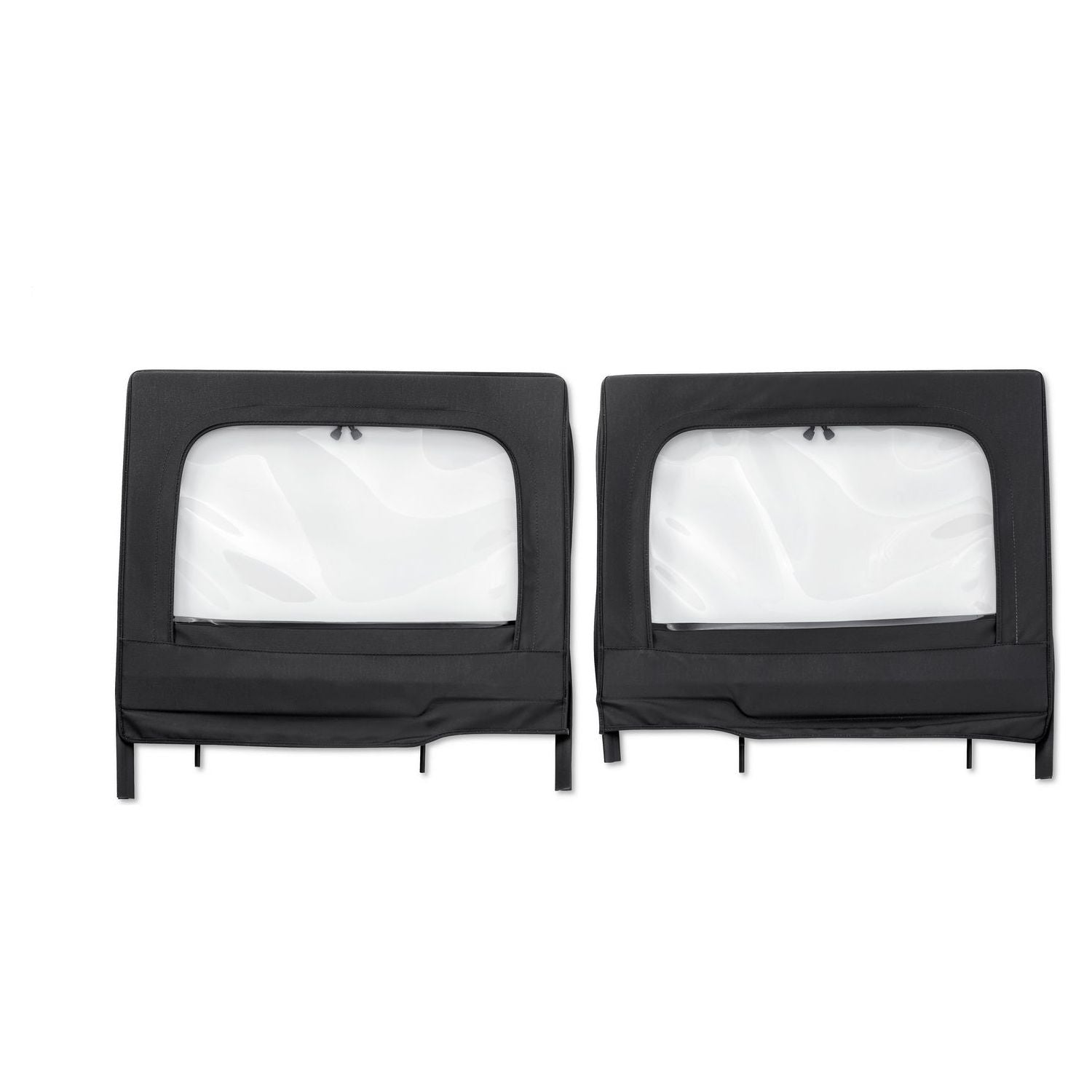 BESTOP | Element Upper Doors Jeep '20-26 Gladiator '18-26 Wrangler JL 4-Door Rear Black Diamond Bestop | 51743-35