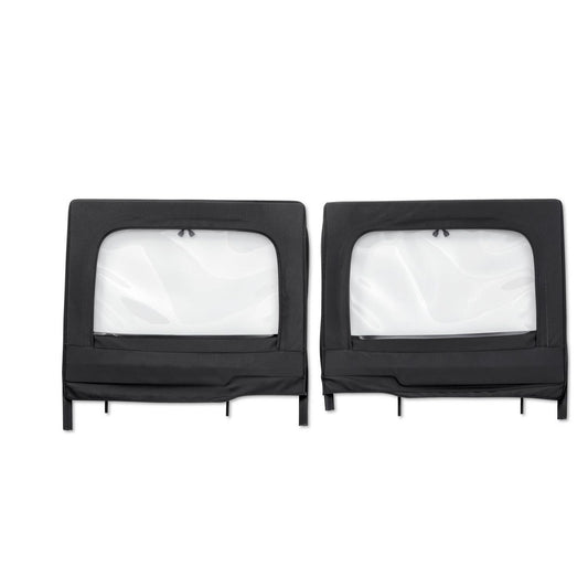BESTOP | Element Upper Doors Jeep '20-26 Gladiator '18-26 Wrangler JL 4-Door Rear Black Diamond Bestop | 51743-35