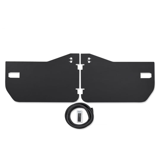 BESTOP | Element Panels Jeep '20-26 Gladiator '18-26 Wrangler JL Front Doors Black Bestop | 51744-01 image showing lower half doors.