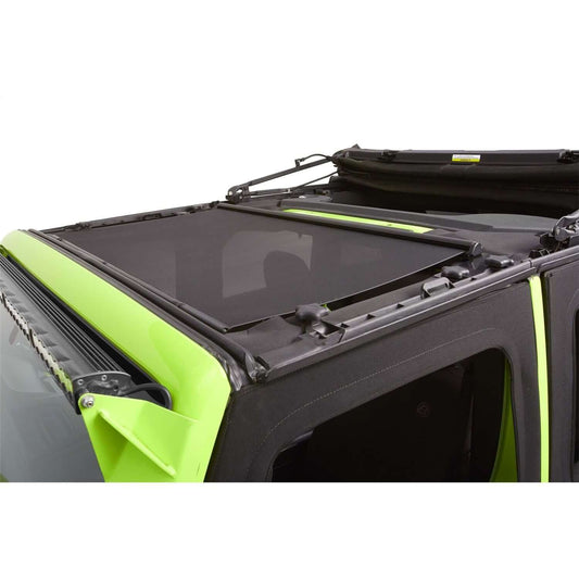 BESTOP | The SunScreen For Jeep '07-18 Wrangler JK (For Soft Top) Mesh Bestop | 52405-11 installed on Jeep