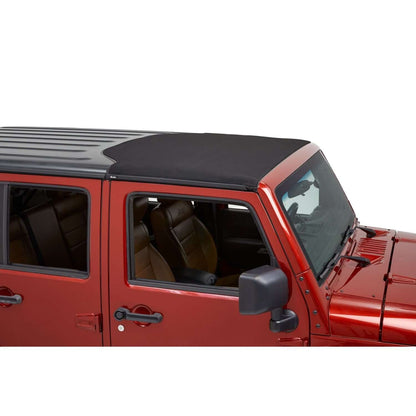 BESTOP | Jeep Wrangler Soft Top Sunrider for Hardtop For Jeep 2007-2018 Wrangler JK Black Premium Twill Bestop | 52453-17