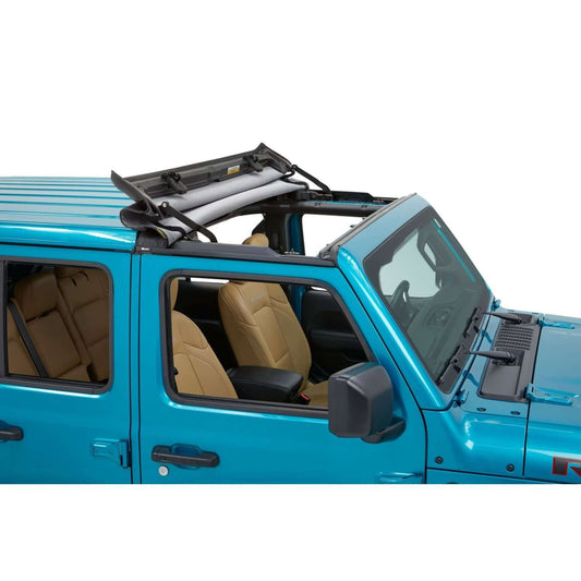 BESTOP | Sunrider for Hardtop Jeep '20-26 Gladiator '18-26 Wrangler JL Black Diamond Bestop | 52454-35 installed on Jeep