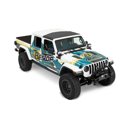 BESTOP | Sunrider for Hardtop Jeep '20-26 Gladiator '18-26 Wrangler JL Black Diamond Bestop | 52454-35 on a Jeep Gladiator