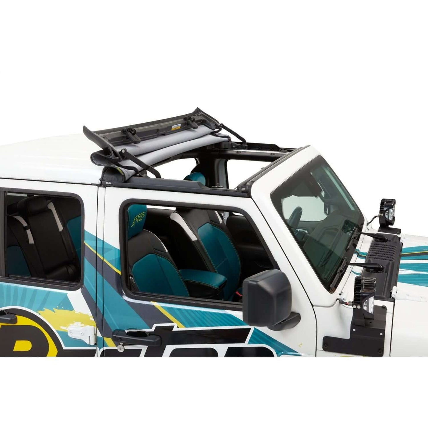 BESTOP | Sunrider for Hardtop Jeep '20-26 Gladiator '18-26 Wrangler JL Black Diamond Bestop | 52454-35 installed on Jeep