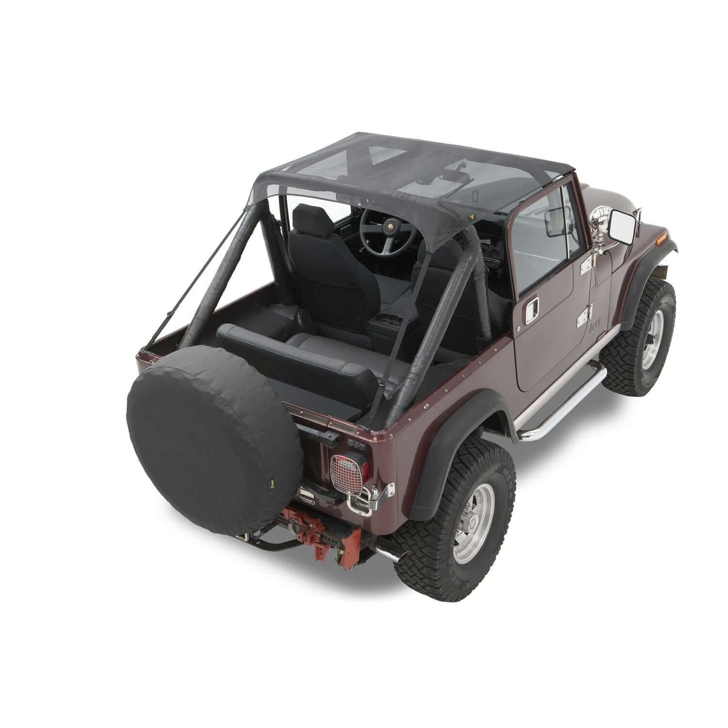 BESTOP | Jeep CJ7 Bikini Top Traditional Bikini Top For Jeep 1976-1986 CJ7 Mesh Bestop | 52508-11 on a Jeep.
