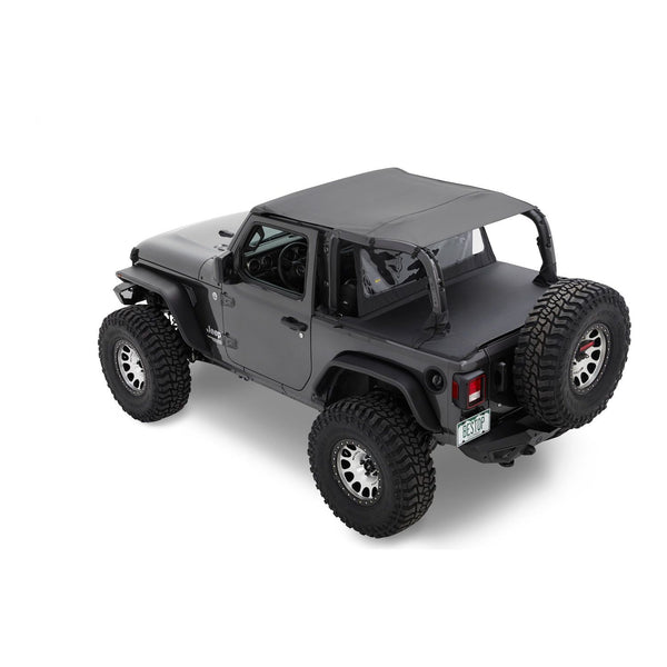 BESTOP | Header Safari Bikini - Jeep '18-2023 Wrangler JL 2-Door (Black Diamond) | 52609-35