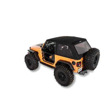 BESTOP | Trektop Glide 2-Door for JL Jeep 2018-26 Wrangler JL Black Diamond Bestop | 54930-35 installed on a Jeep.
