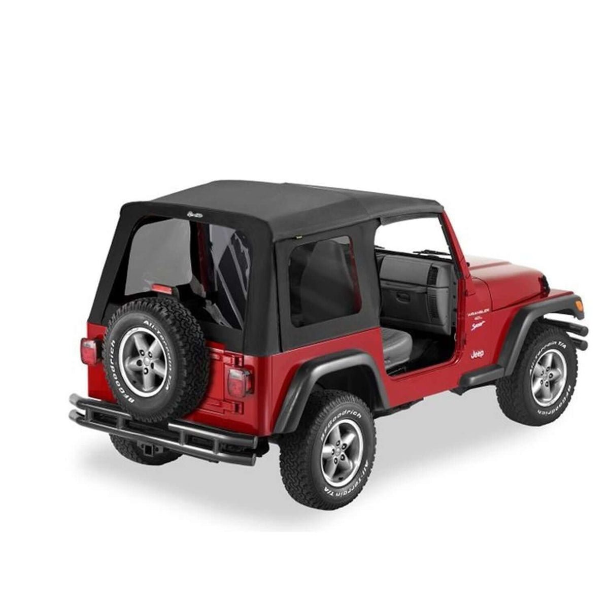 BESTOP 55629-15 Jeep for Jeep 1997-06 Wrangler TJ Tinted Black