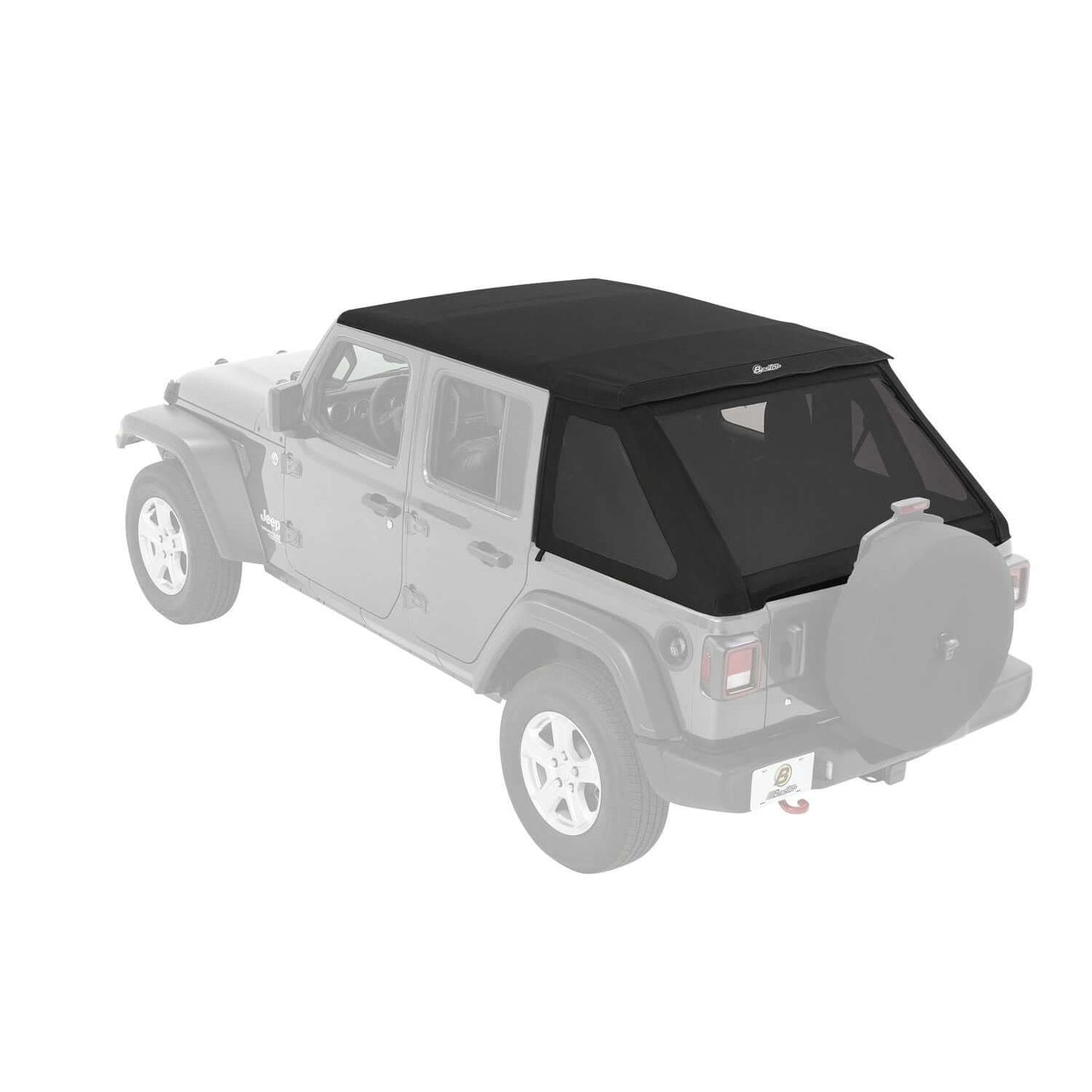 BESTOP | Trektop Jeep '18-26 Wrangler JL 4-Door Black Diamond Bestop | 56863-35 installed on a Jeep.
