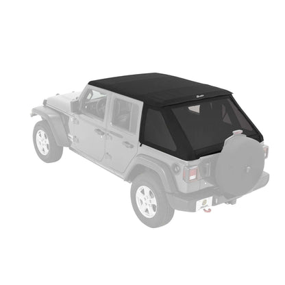 BESTOP | Trektop Jeep '18-26 Wrangler JL 4-Door Black Diamond Bestop | 56863-35 installed on a Jeep.