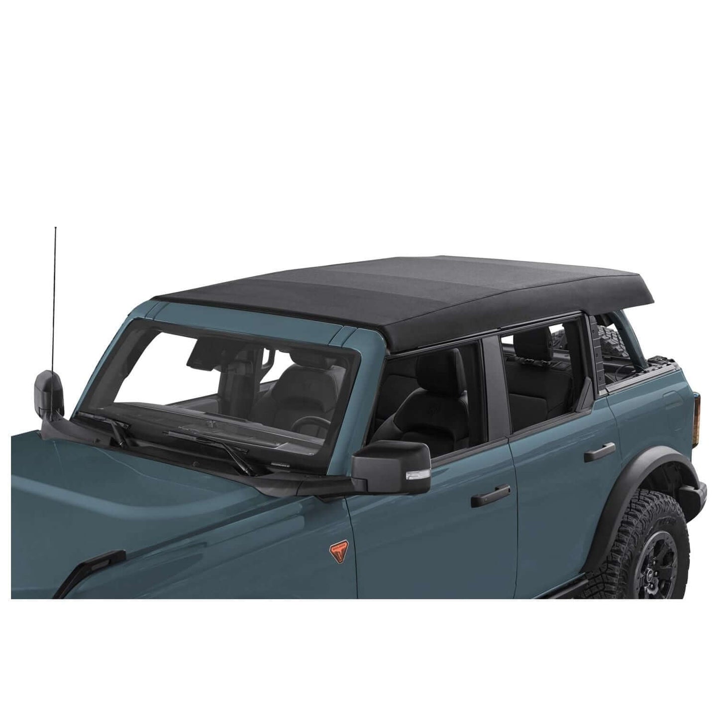 BESTOP | Trektop '21-26 Bronco 4-Door Premium Black Twill Bestop | 56873-17 on a Bronco.