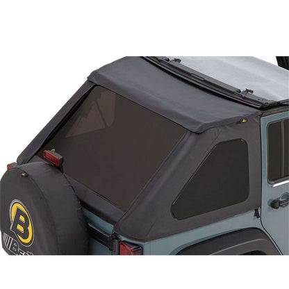 BESTOP | Window Replacement Set For Jeep 2007-2018 Wrangler JK 4 Door Fits Trektop 56823 Black Diamond Bestop | 58223-35.