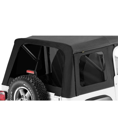BESTOP | Window Replacement Set For Jeep 1997-2006 Wrangler TJ Fits Supertop Classic 51709, 51710, 51713, 54709, 54710, 54700, 54703, 54713 Black Diamond Bestop | 58709-35.