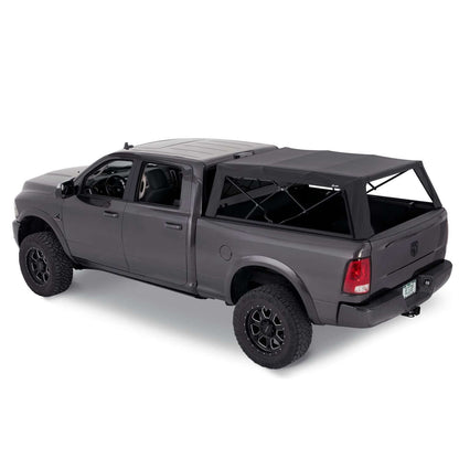 BESTOP | Supertop Truck Bed Cap 2 For Supertop for Truck 2 - '19-2024 Ram 1500 5.7 Foot Black Diamond PVC Coated Sailcloth No Drill Bestop | 77327-35