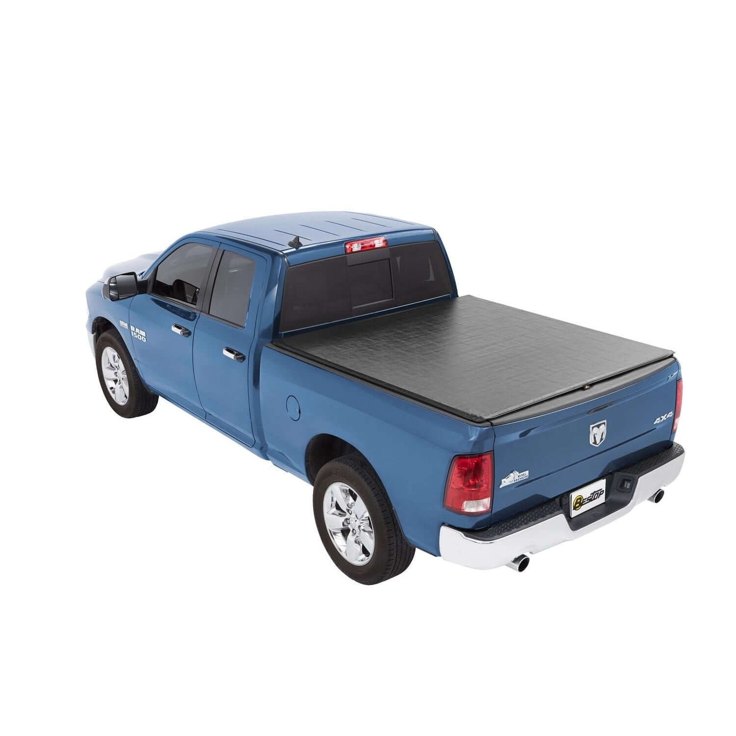 BESTOP | Supertop For Truck 2 Tonneau Covers For Dodge 2009-10 Ram 1500 6.8 Foot Black Diamond Bestop | 77428-35 installed on truck