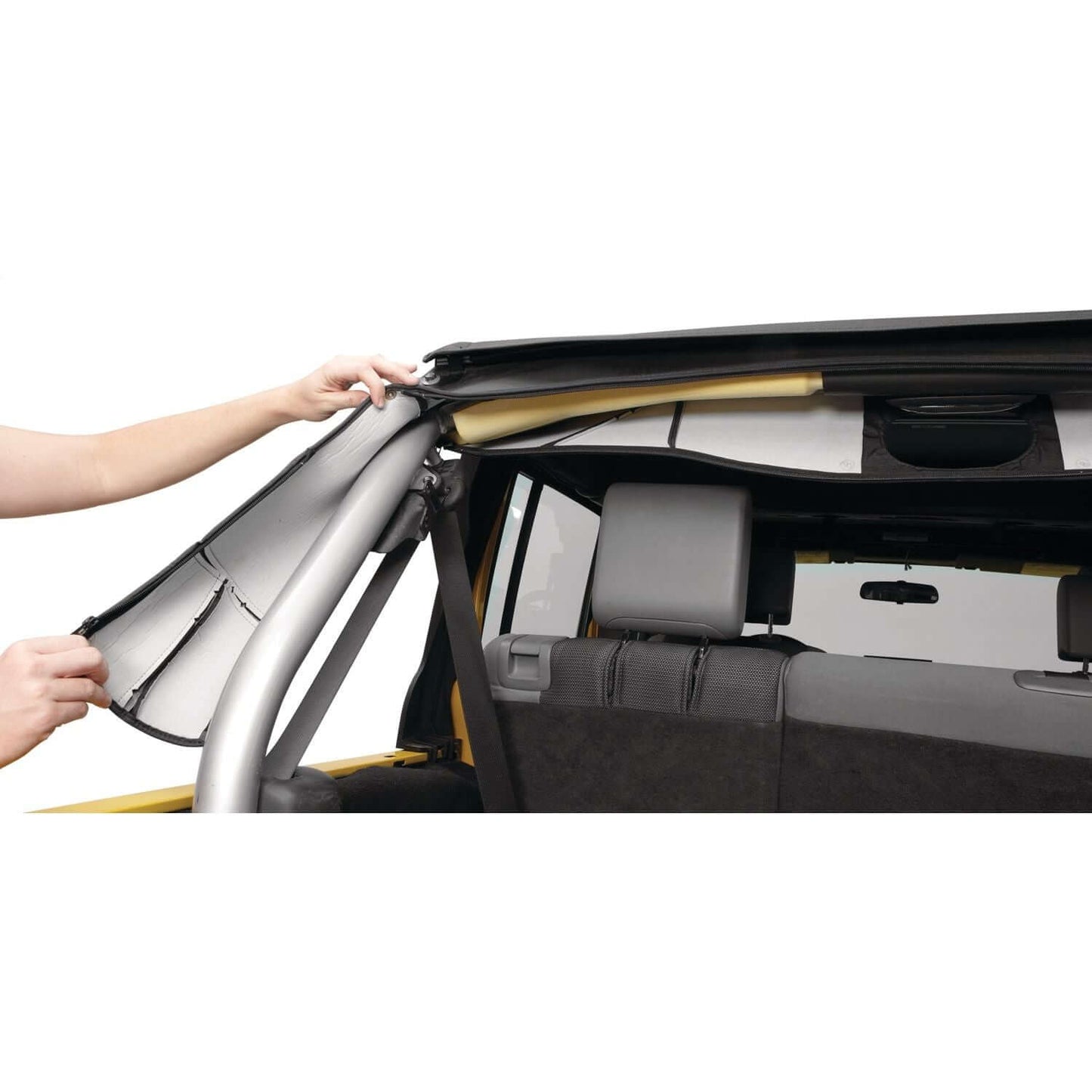 BESTOP | Jeep Sport Bar Covers For Jeep 2007-2018 Wrangler JK 4 Door Black Diamond Bestop | 80025-35 installation process