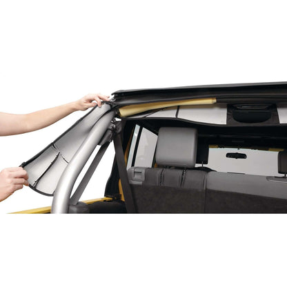 BESTOP | Jeep Sport Bar Covers For Jeep 2007-2018 Wrangler JK 4 Door Black Diamond Bestop | 80025-35 installation process