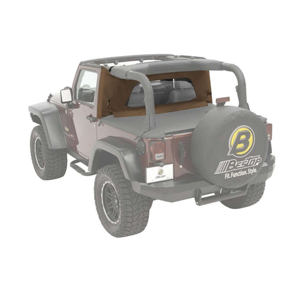 BESTOP | Wrap-Around Windjammers For Jeep 1997-2002 Wrangler TJ Spice Bestop | 80033-37 on a Jeep Wrangler