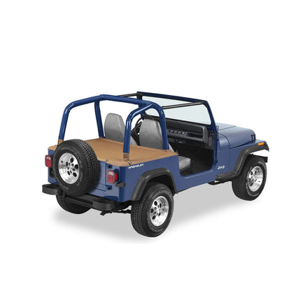 BESTOP | Cargo Deck Covers For Jeep 1992-1995 Wrangler YJ Factory Hardtop Removed with Belt Rail Channels Spice Bestop | 90008-37