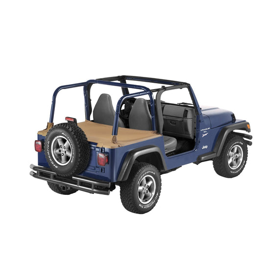 BESTOP | Cargo Deck Covers For Jeep 1997-2002 Wrangler TJ Standard Factory Hardtop Removed No Belt Rail Channels Spice Bestop | 90020-37