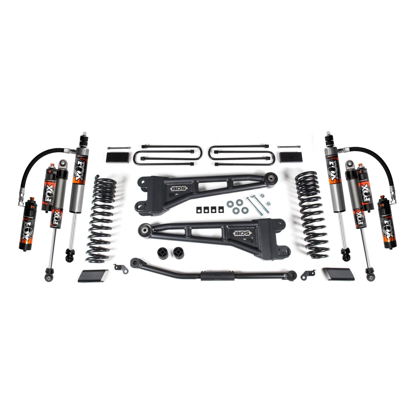BDS Suspension | 2.5 Inch Lift Kit w/ Radius Arm Ford F450 Super Duty 23-24 w/ Fox Performance Elite Shocks | BDS1306FPE