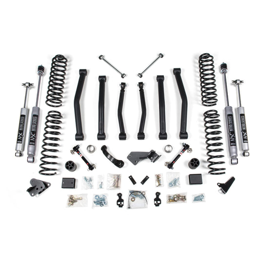BDS Suspension | 4.5 Inch Lift Kit Jeep Wrangler JK 12-18 4-Door Sway Bar Disconnect Fox 2.5 Performance Elite Shocks | BDS1405FPE