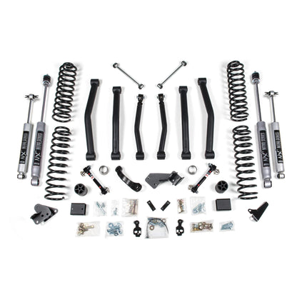 BDS Suspension | 4.5 Inch Lift Kit Jeep Wrangler JK 12-18 4-Door Sway Bar Disconnect NX2 Nitro Shocks | BDS1405H