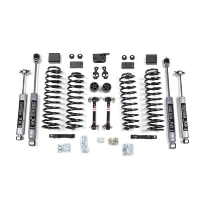 BDS Suspension | 3 Inch Lift Kit Jeep Wrangler JK 07-11 4-Door Sway Bar Disconnect NX2 Nitro Shocks | BDS1411H
