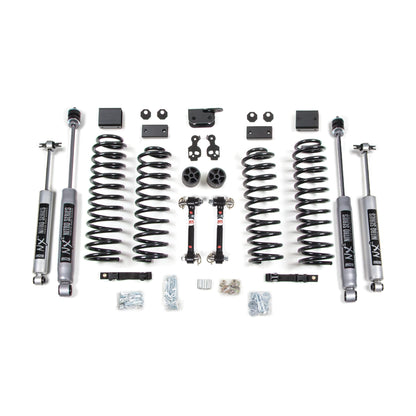 BDS Suspension | 3 Inch Lift Kit Jeep Wrangler JK 07-11 2-Door Sway Bar Disconnects NX2 Nitro Shocks | BDS1423H