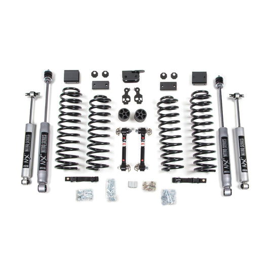 BDS Suspension | 3 Inch Lift Kit Jeep Wrangler JK 07-11 2-Door Sway Bar Disconnects NX2 Nitro Shocks | BDS1423H