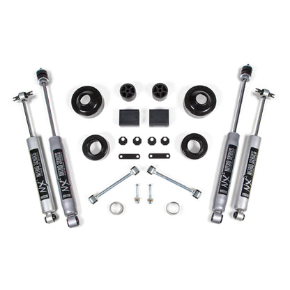 BDS Suspension | 2 Inch Lift Kit Coil Spacer Jeep Wrangler JK 12-18 2-Door Fox 2.0 Performance Shocks | BDS1429FS