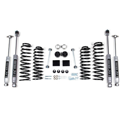 BDS Suspension | 2 Inch Lift Kit Coil Spring Jeep Wrangler JK 12-18 4-Door NX2 Nitro Shocks | BDS1430H