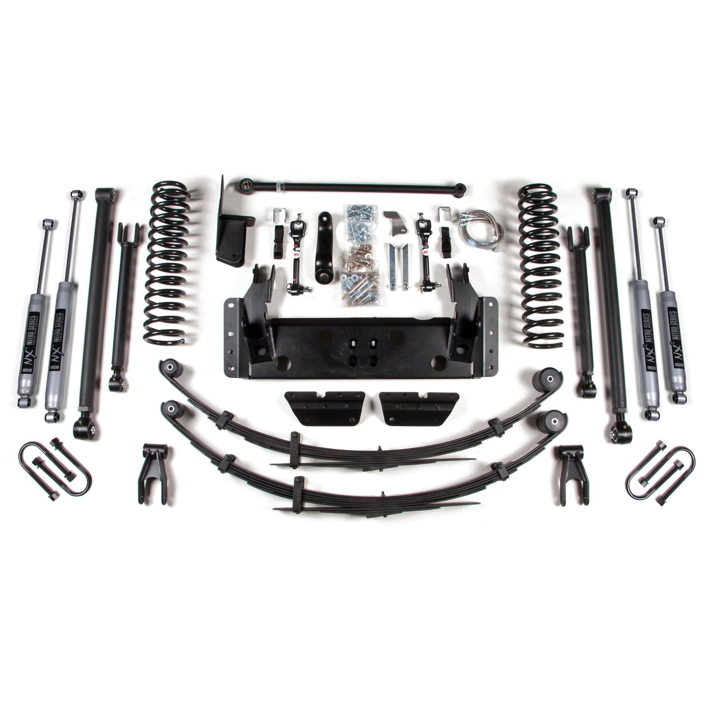 BDS Suspension | 6.5 Inch Lift Kit Long Arm Jeep Cherokee XJ 84-01 Chrysler 8.25 Fox 2.0 Performance Shocks | BDS1433FS