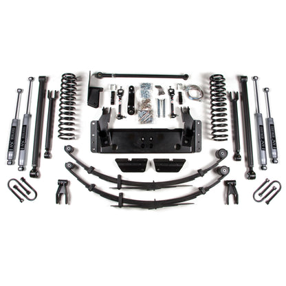BDS Suspension | 6.5 Inch Lift Kit Long Arm Jeep Cherokee XJ 84-01 Chrysler 8.25 NX2 Nitro Shocks | BDS1433H